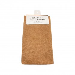 Microfiber Bath Towel Brown 45x110cm
